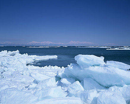 山地,海冰