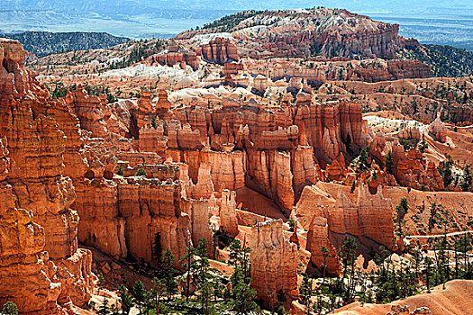 风景,色彩,岩石构造,落日,仙人烟囱岩,布莱斯峡谷国家公园,犹他,美国,北美