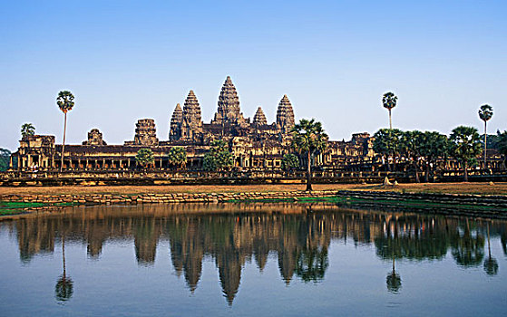 吴哥,寺院,庙宇,收获,柬埔寨,印度支那,东南亚