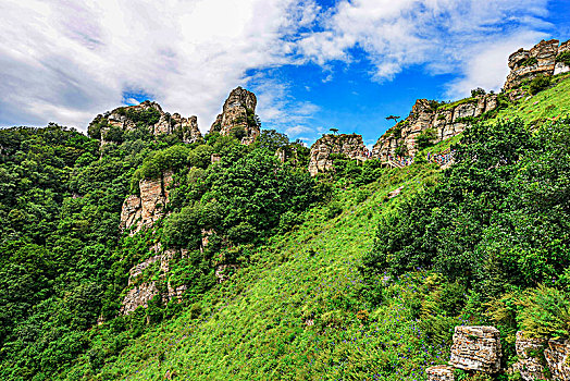 中国,河北,白石山,自然景观