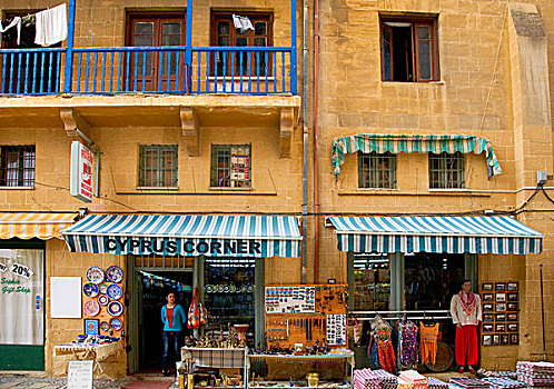 纪念品商店,老城,尼科西亚,塞浦路斯,希腊,欧洲