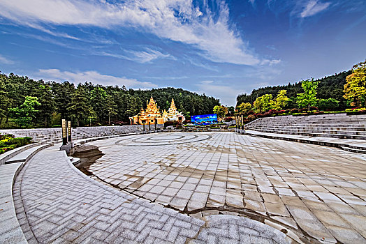 江苏省南京市银杏湖公园广场建筑景观