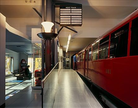 伦敦,运输,博物馆,地铁站台