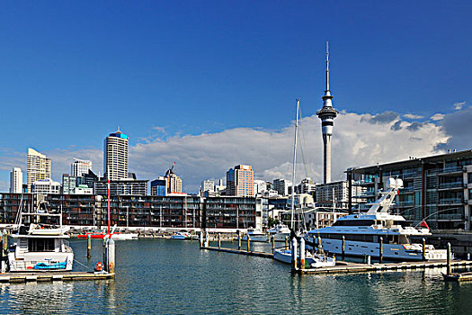 奥克兰,港口,开合式吊桥,北岛,新西兰