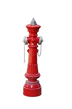 红色,消防栓,白色背景,背景
