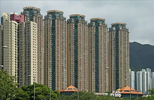 摩天大楼,香港,中国,亚洲