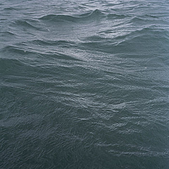 绿色,蓝色,水,表面,风,波浪,看,清洁,空,亮光,反射,北海,德国,2003年