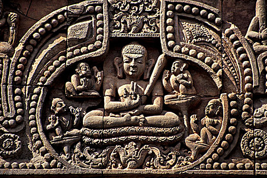 浮雕,庙宇,奥里萨帮,东印度,印度,亚洲