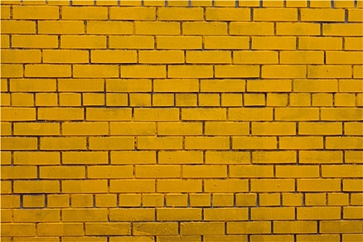 背景,老,黄色,涂绘,砖墙