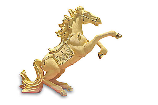 陶瓷雕塑的马