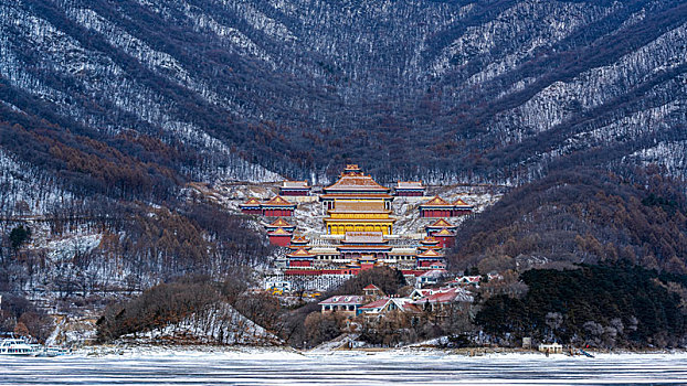 吉林松花湖景区的传统建筑