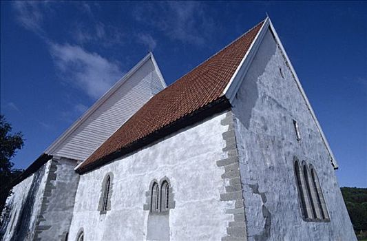 教堂,靠近,岛屿,诺尔兰郡,挪威,斯堪的纳维亚,欧洲