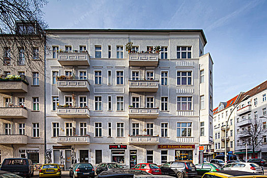 连栋房屋,历史,房子,阶梯状,柏林,城市公寓,建筑