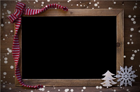 黑板,圣诞装饰,雪花
