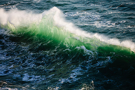 线条,白色,海浪,绿色,青绿色,彩色,水,黄昏,海洋