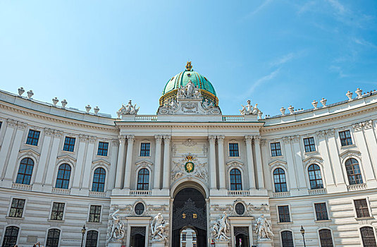 霍夫堡皇宫,米歇尔广场,维也纳,奥地利,欧洲