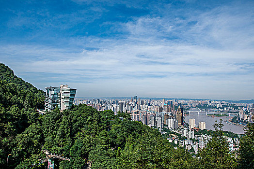 2020年重庆市南岸区南山一棵树风景区观景阁楼
