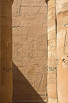 柱子,卡尔纳克神庙,埃及