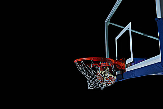 篮球,球,篮筐,黑色背景,背景,健身房,室内