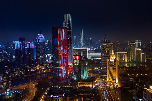 天津城市夜景