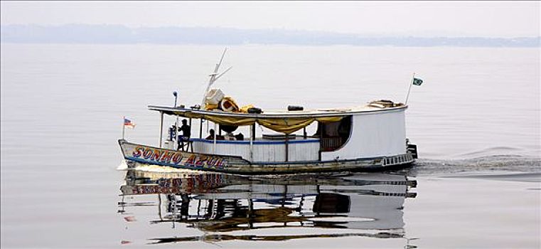 汽艇,里奥内格罗,河,巴西