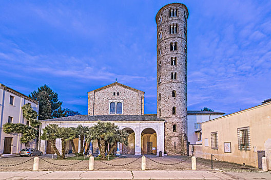 意大利,拉文纳,大教堂,黎明,大幅,尺寸