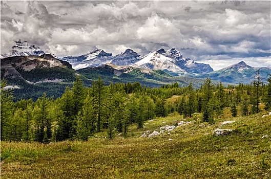 野外,风景,山脉,班芙国家公园,加拿大