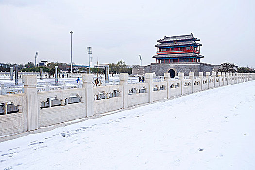 北京永定门城楼