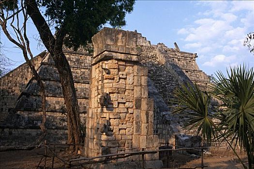 玛雅,庙宇,奇琴伊察,尤卡坦半岛,墨西哥