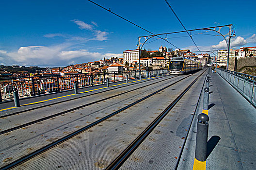 缆车,轨道,波尔图,葡萄牙,欧洲