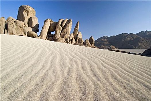 沙丘,岩石构造,利比亚