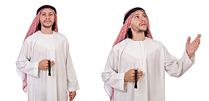 阿拉伯人,隔绝,白色背景,背景