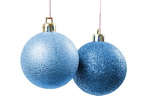 悬挂,蓝色,圣诞节饰物