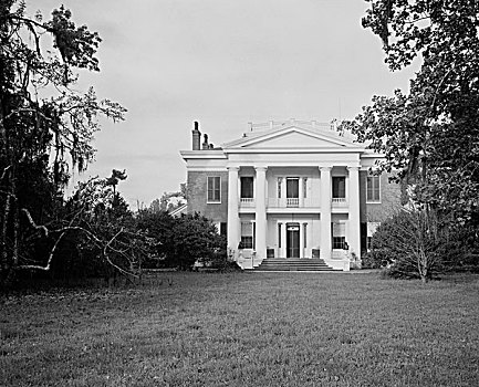 美国,密西西比,梅尔罗斯,南北战争前期风格,宅邸