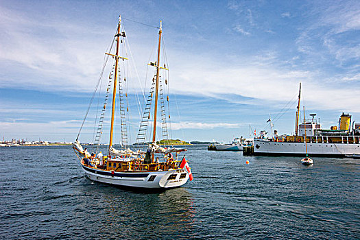 帆船,哈利法克斯,水岸,新斯科舍省,加拿大