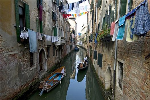 洗衣服,白天,威尼斯,意大利