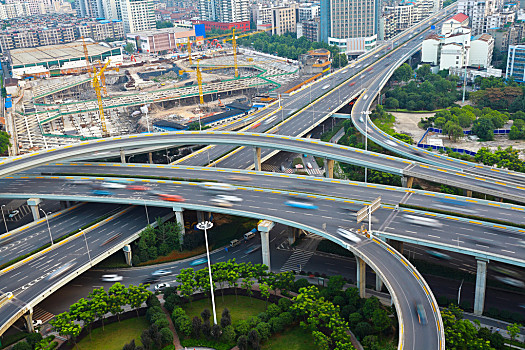 马路街景图片