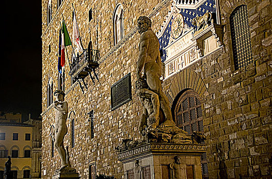 大卫像,米开朗基罗,市政广场,佛罗伦萨,意大利
