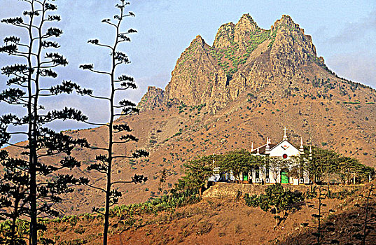 非洲,西非,佛得角,圣地亚哥,岛屿,风景,靠近