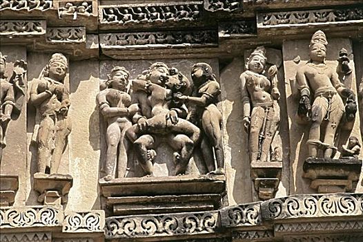 庙宇,克久拉霍,印度