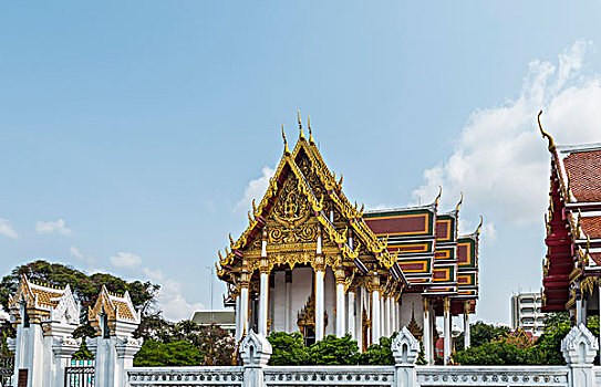 镀金,佛教寺庙,曼谷,泰国,亚洲
