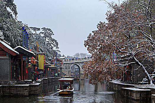 颐和园雪景