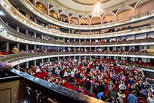 观众,礼堂,哈瓦那,古巴