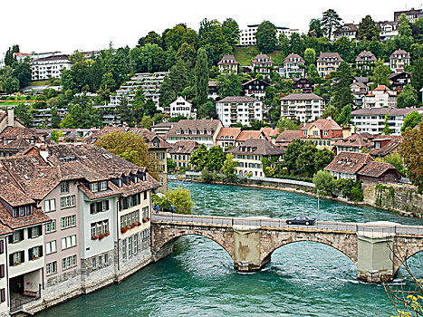河,伯恩,瑞士,欧洲