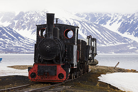 蒸汽机车,斯匹次卑尔根岛,挪威