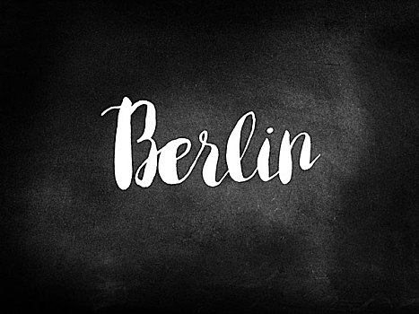 柏林,书写,黑板