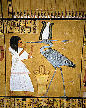 埃及,路克索神庙,麦地那,墓地,艺术,工匠,绘画