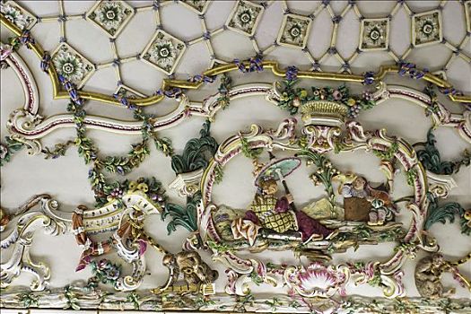瓷器,房间,皇宫,阿兰费斯,马德里省,西班牙