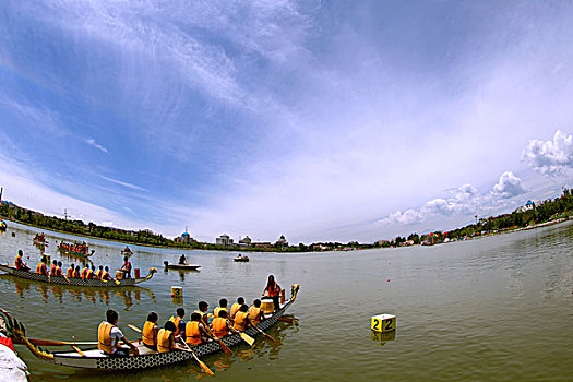 端午节龙舟划船比赛
