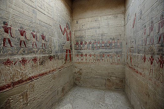 壁画,塞加拉,埃及